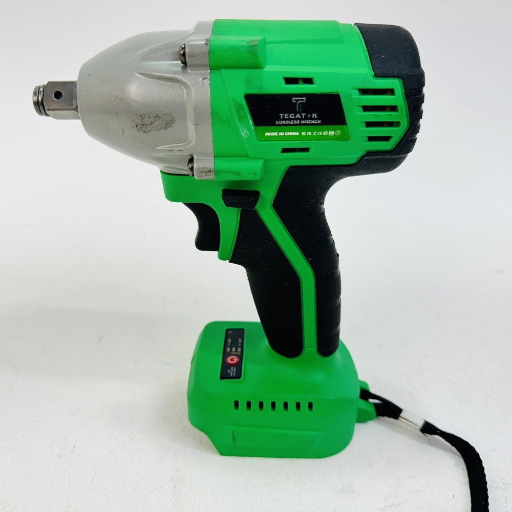 Tegatok 20V Cordless Electric Impact Gun 1/2'' High Power Driver - TOOL ONLY